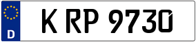 Truck License Plate